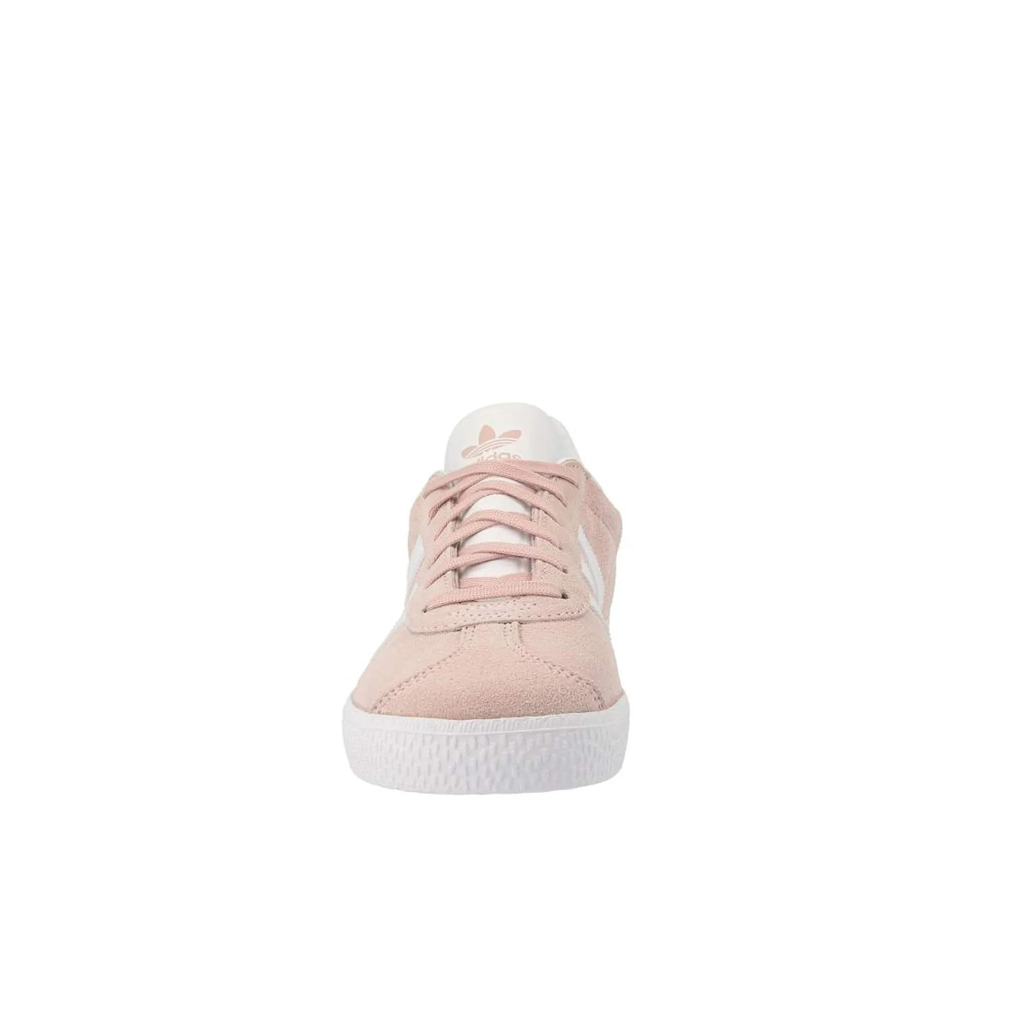 Adidas Gazelle J Lace-Up Pink Suede Leather Kids Trainers BY9544