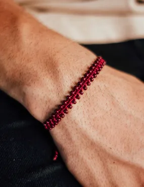 Ally Seed Bead Burgundy