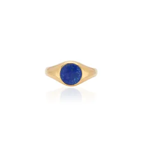 Anna Beck Lapis Signet Ring