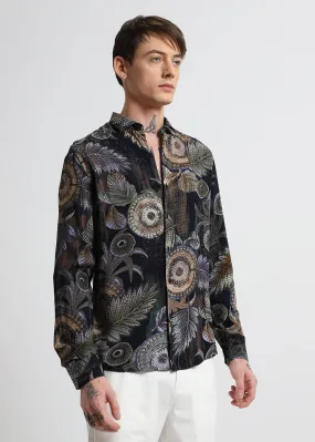 Areca Black Feather Shirt