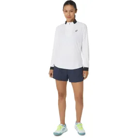 Asics Jacket Court LS Half Zip Dames Wit