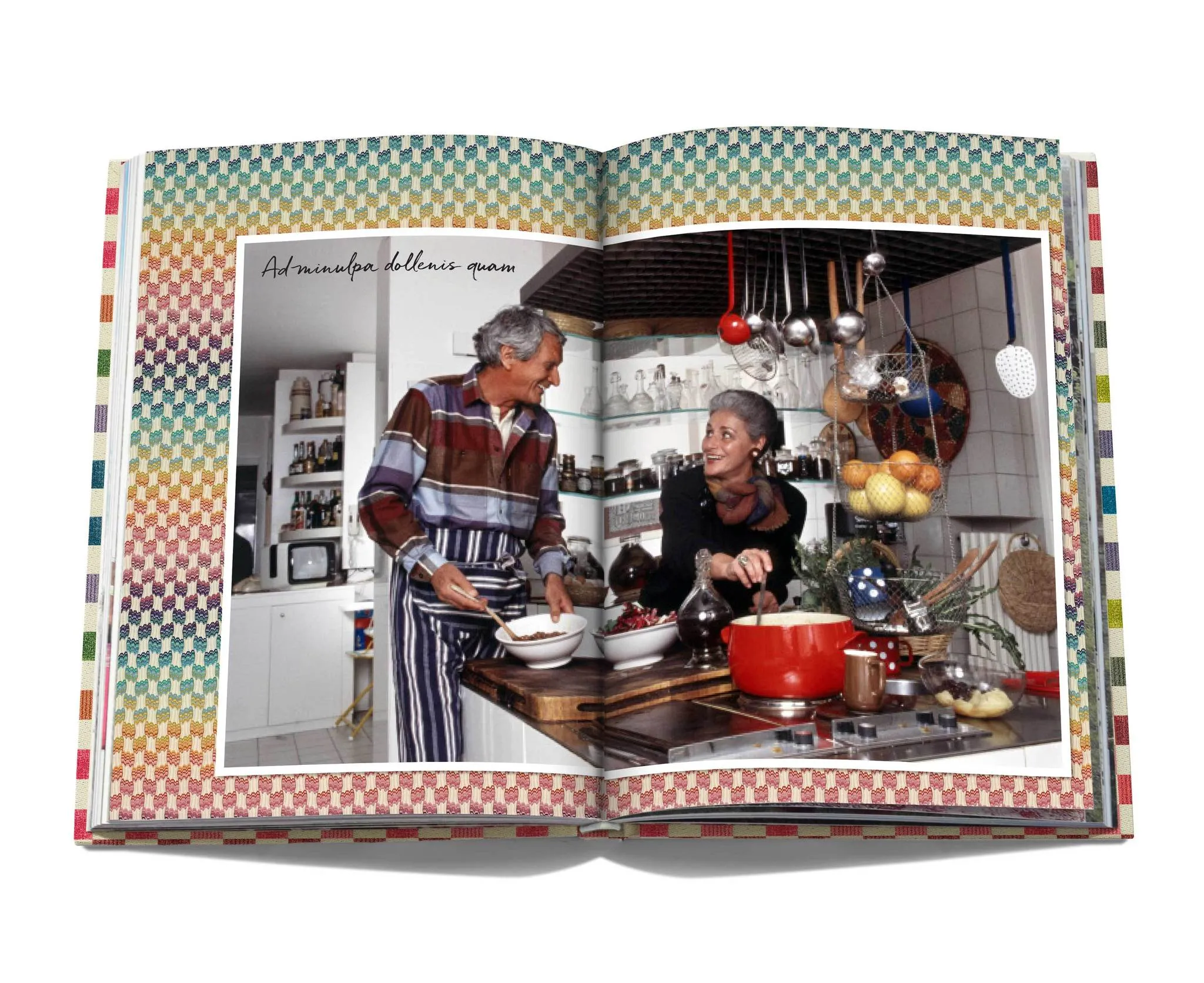 ASSOULINE Missoni Family Hardcover Cookbook by Francesco Maccapani Missoni