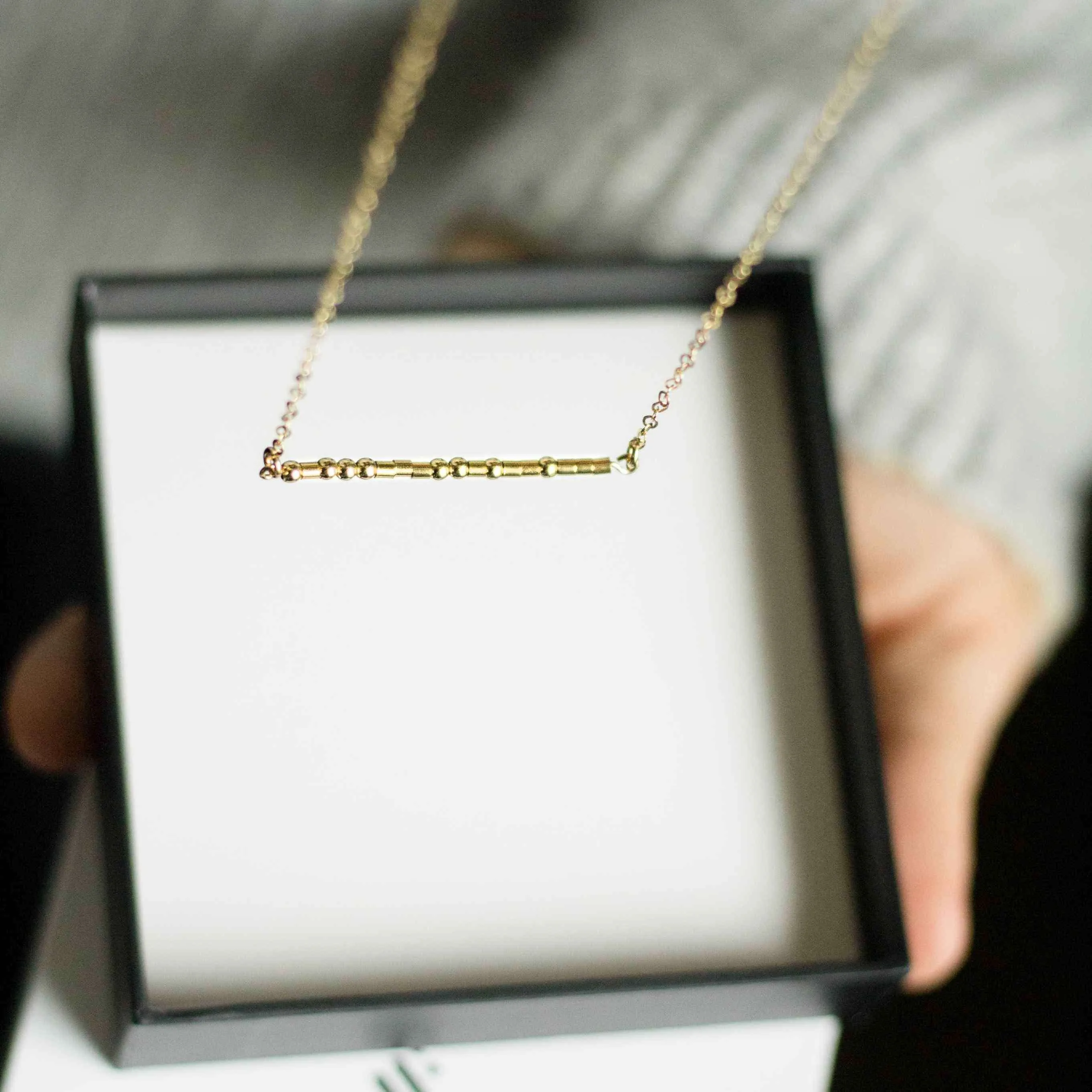 BALANCE - MORSE CODE BRACELET