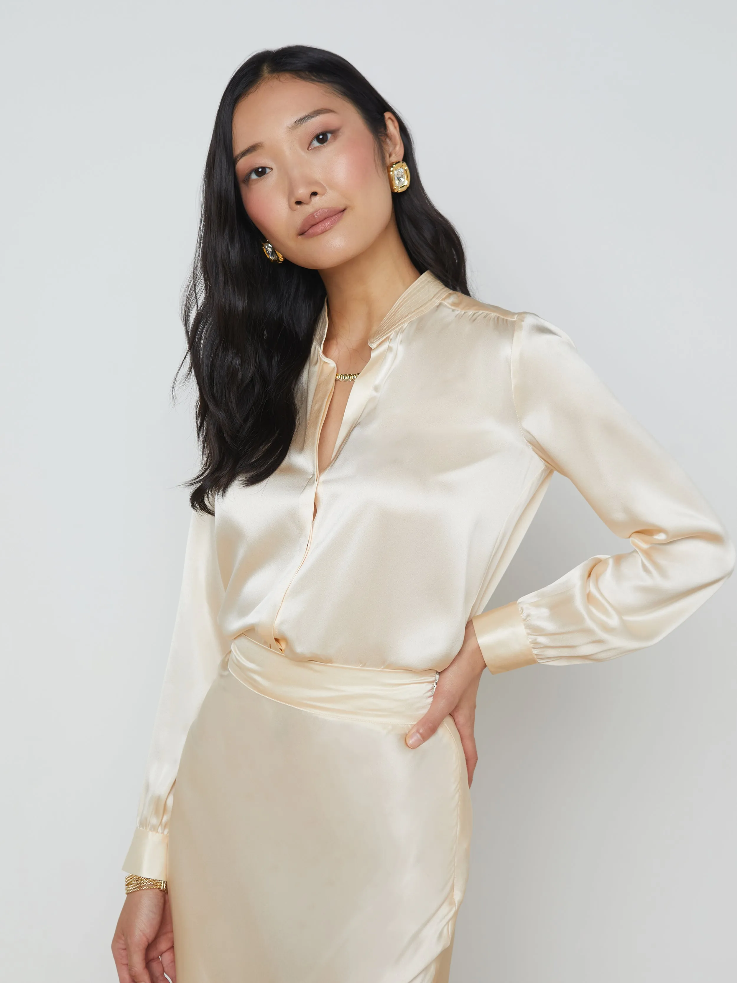 Bianca Silk Blouse