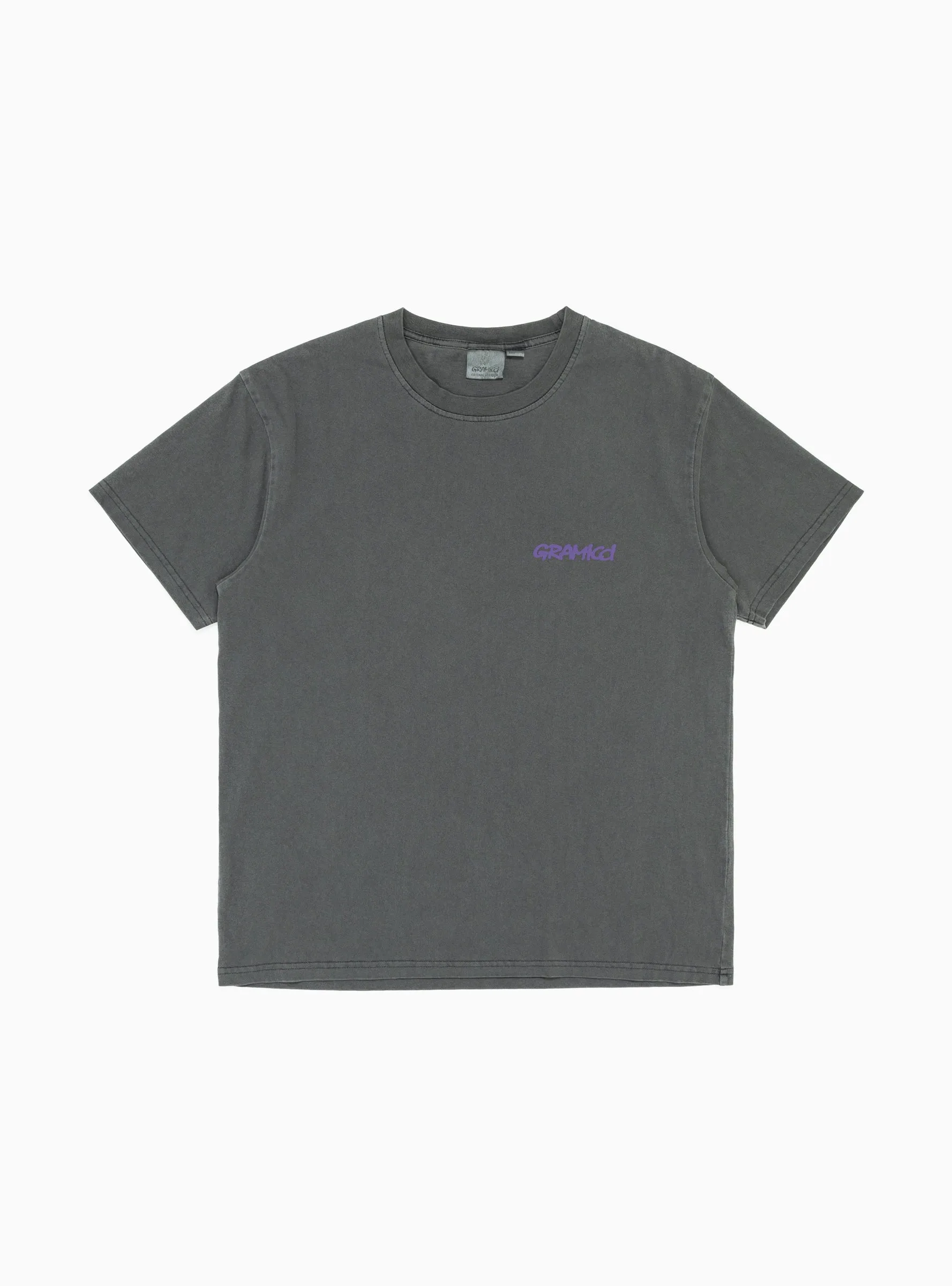 Footprints Pigment Dyed T-shirt Grey