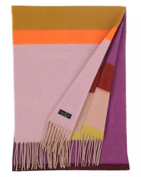 FRAAS Cashmink-Scarf With Block-Stripes