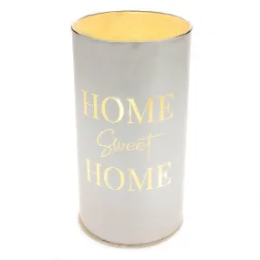 Home Sweet Home Touch Lamp - Silver