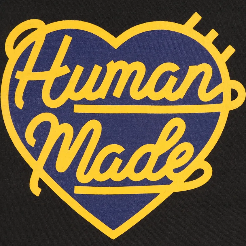 Human Made Navy Heart Badge Tee Black