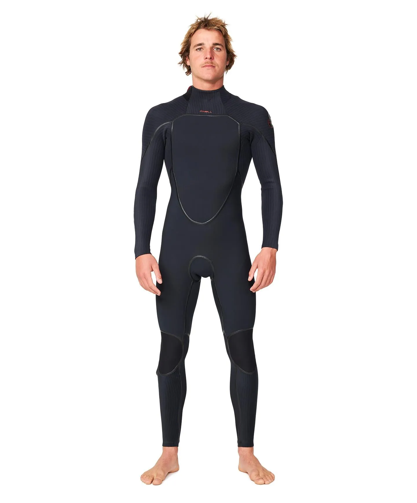 HyperFire X 3/2mm Steamer Back Zip Wetsuit - Black