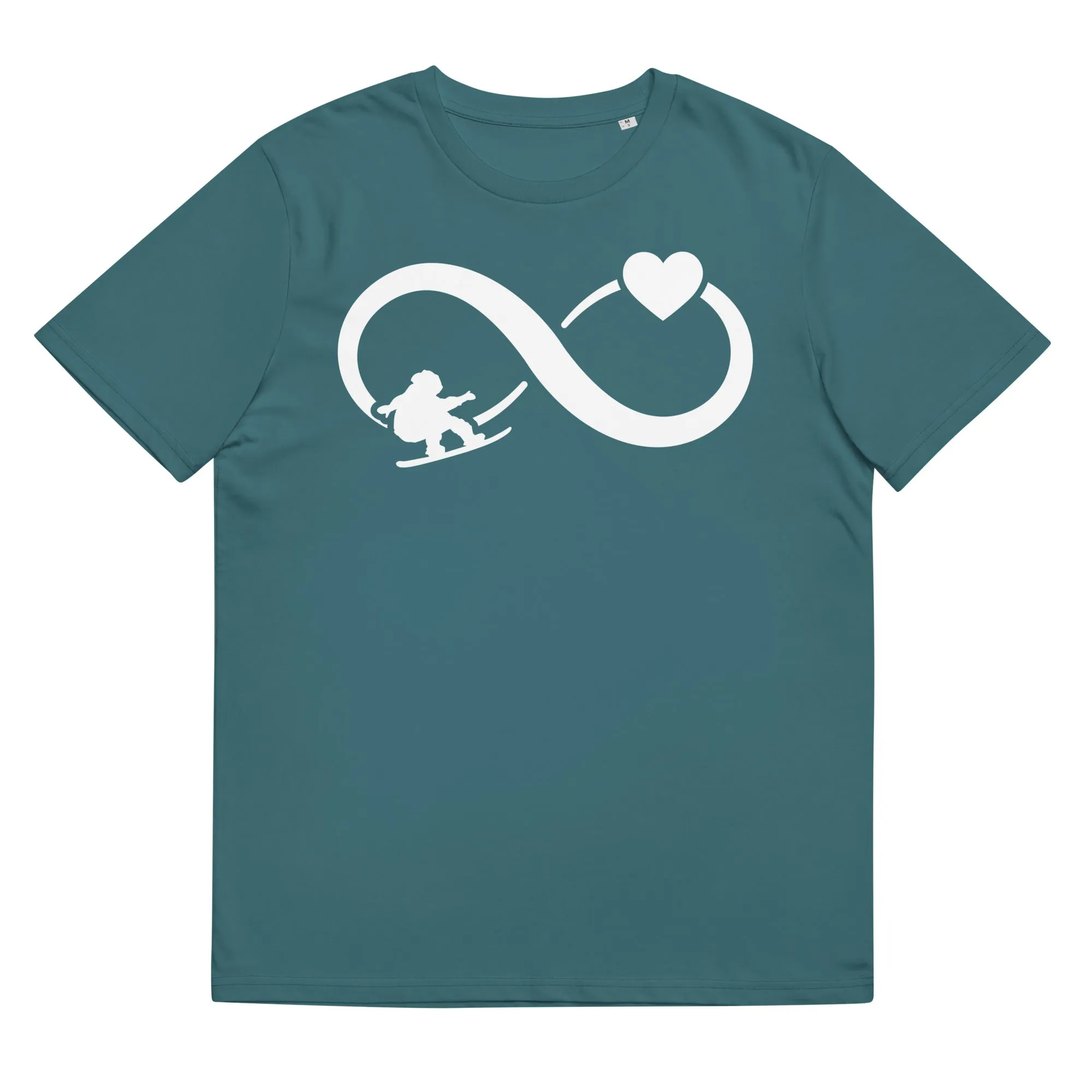 Infinity Heart and Snowboarding - Herren Premium Organic T-Shirt