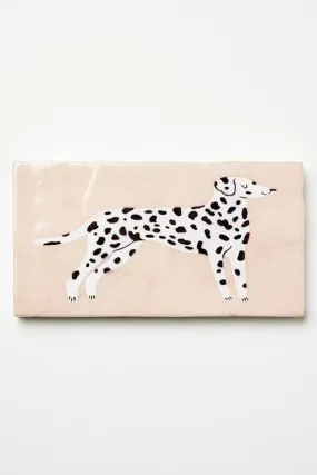 JONES & CO PUP DALMATIAN TILE