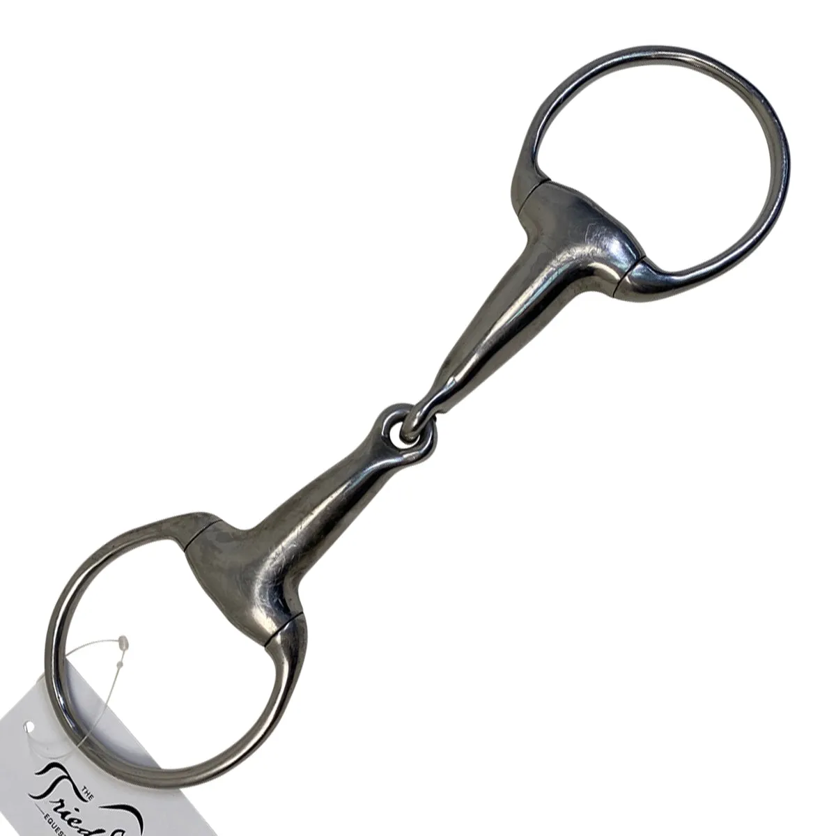 Korsteel Lightweight Hollow Mouth Eggbutt Snaffle Bit in Stainess Steel - 5