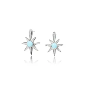 Larimar Shining Star Earrings