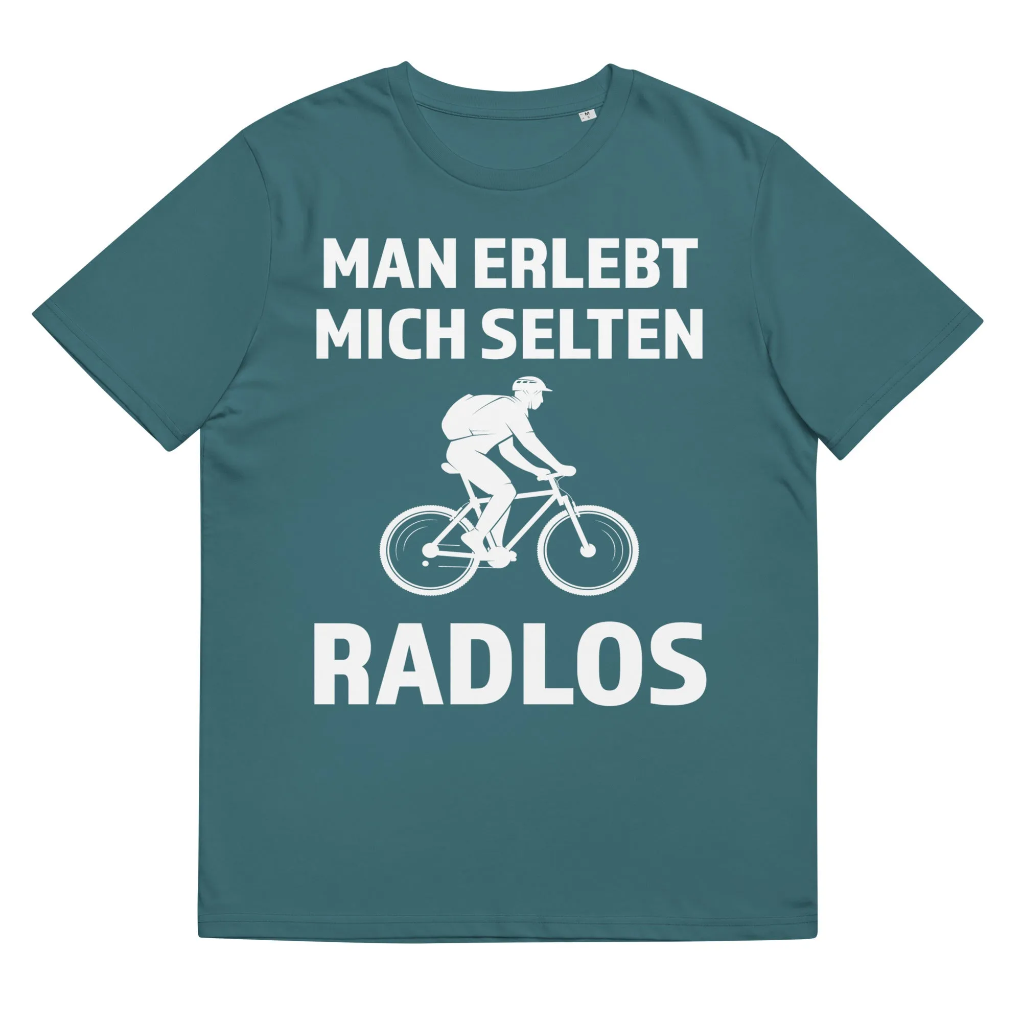 Man erlebt mich selten radlos - Herren Premium Organic T-Shirt