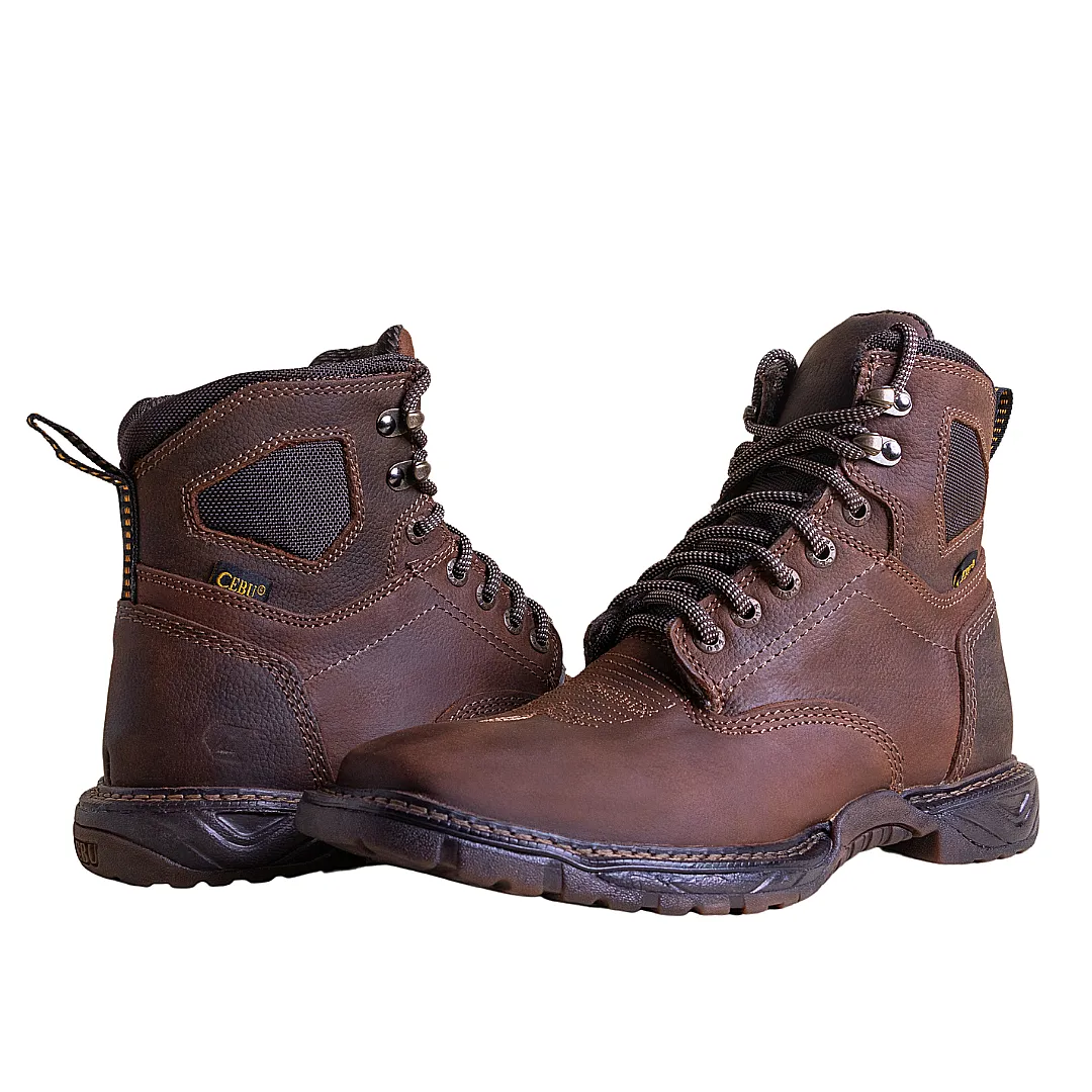 Men's HAWK - 6" Square Toe Ankle Boots