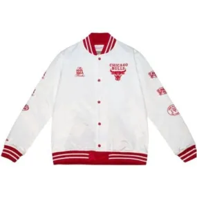 Mitchell & Ness NBA Chicago Bulls S.O.U.L Cherry Bomb Jacket (White)