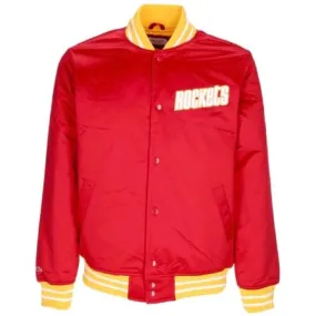 Mitchell & Ness NBA Houston Rockets Heavyweight Jacket (Scarlet)