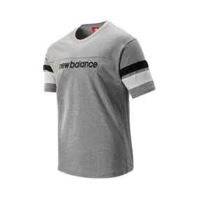 NEW BALANCE ATHLETICS STADIUM SHORT SLEEVE GREY MEN MT93542-AG