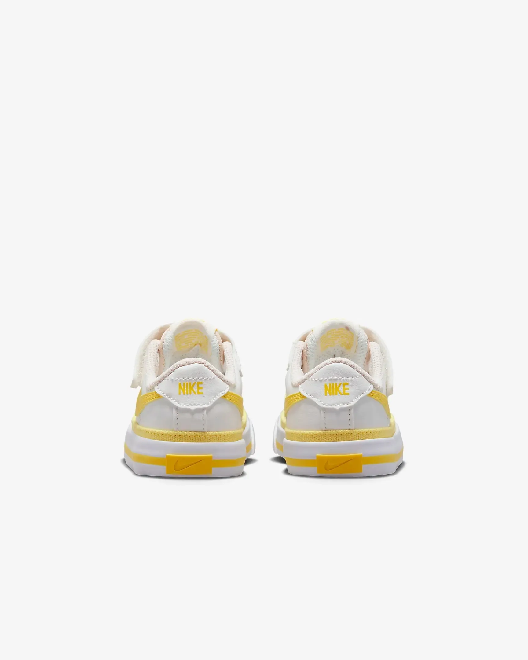 NIKE KIDS COURT LEGACY YELLOW/WHITE SHOE