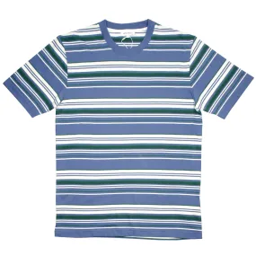 Norse Projects - Johannes Weekend Stripe T-shirt - Calcite Blue