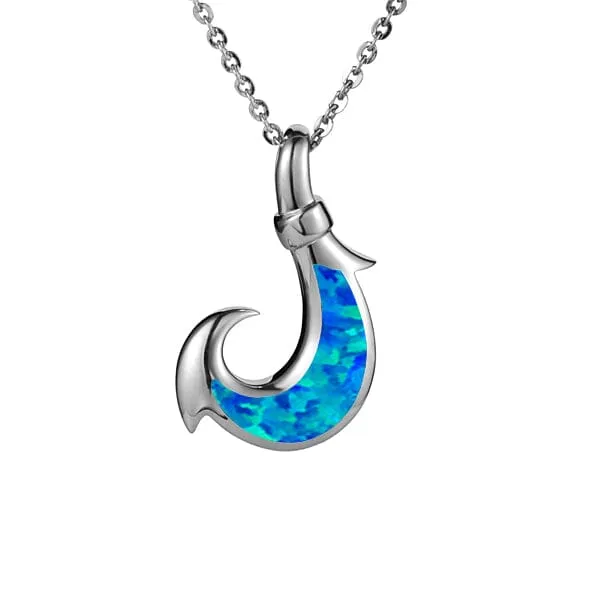 Opal Warrior Fishhook Pendant