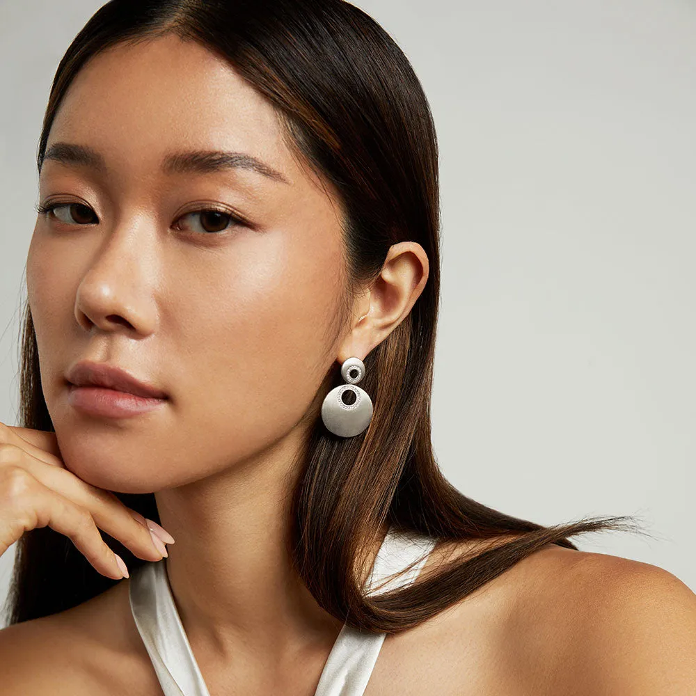 Petit Pavé Statement Earrings