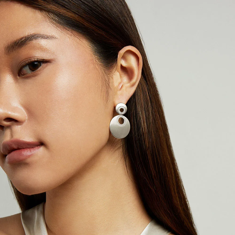 Petit Pavé Statement Earrings