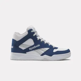 REEBOK MEN'S BB4500 HI 2 WHITE/NAVY BASKETBALL SHOES