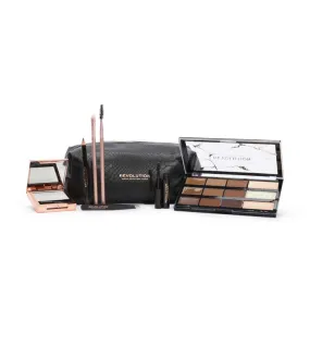 Revolution - Set de cejas con neceser Brow Shaping Kit