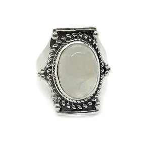 Saddle Moonstone Bohemian Ring