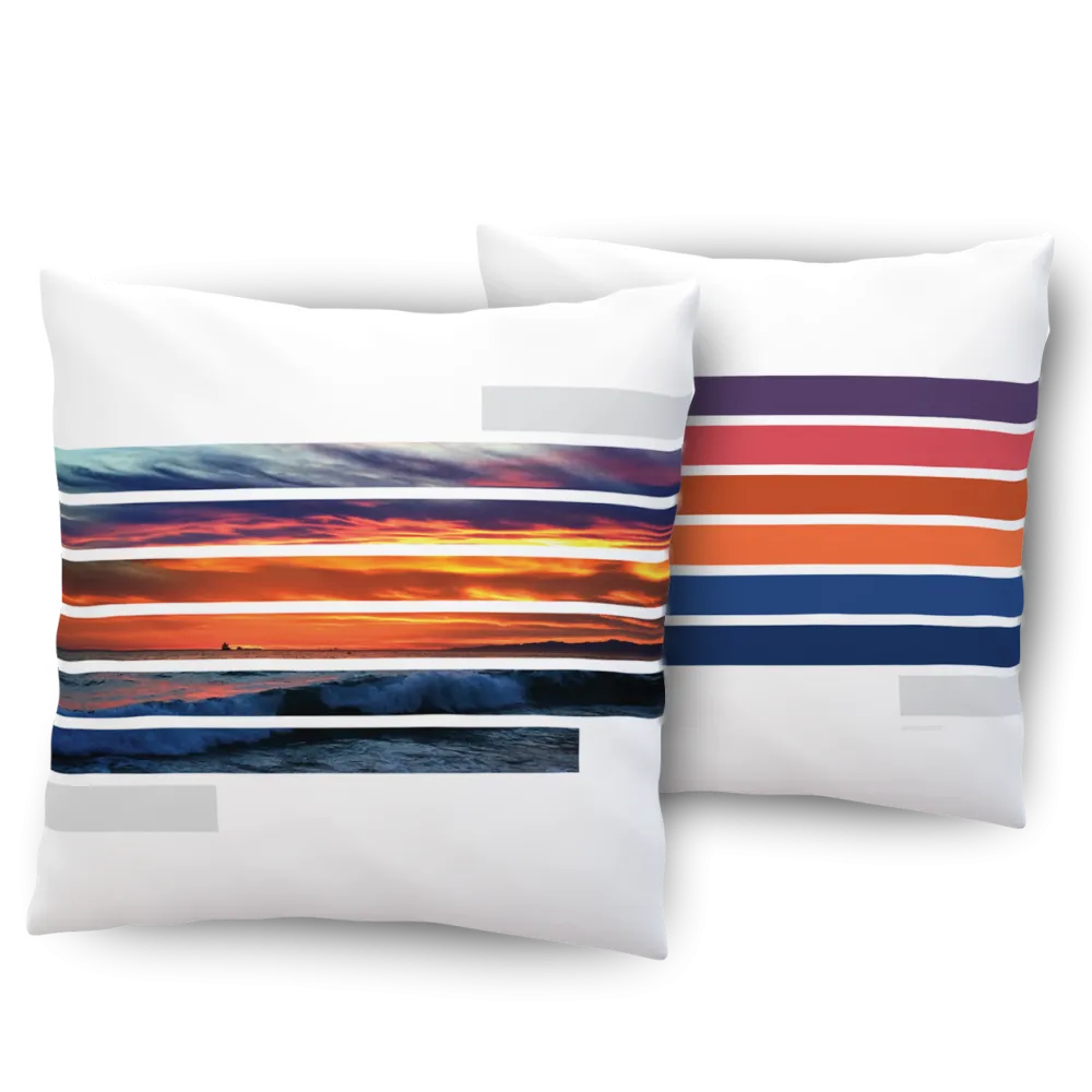 Sunstripes Indoor or Outdoor Pillow