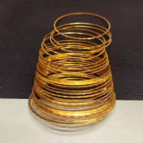 The Ultimate One Gram Gold Plated 24 Thin Bangles Set by Asp Fashion Jewellery