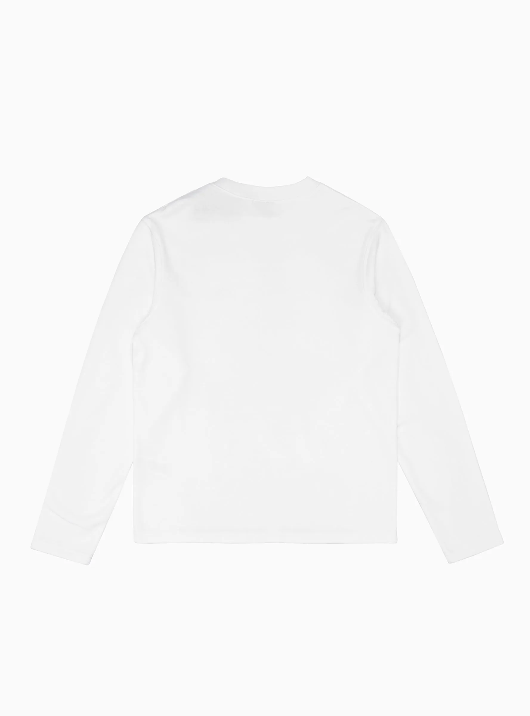 Wave Bones Terry LS Shirt White